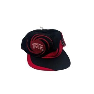 Mitchell & Ness UNLV Rebels Football Sharktooth Boy Cap Black Red Adjustable Hat